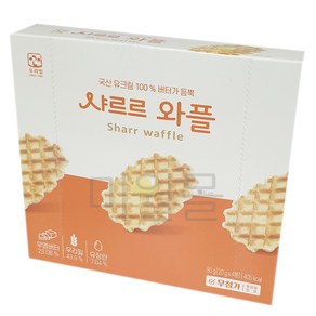 샤르르와플 80gX5개 우리밀과자, 80g, 5개