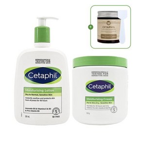 세타필 [Cetaphil] 모이스춰라이징 로션 591ml+크림550g+스파출라+소분통, 세타필로션591ml+크림550g+스파출라+소분통