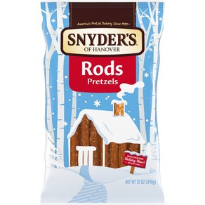 Snyde's of Hanove Petzel Rods 12 Oz Bag 스나이더스 오브 하노버 프레즐 막대 12온스 백, 1개, 340g