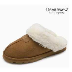 [백화점정품]베어파우 (BEARPAW) HELEN 여성 양털 슬리퍼 (K2765002PD-W)