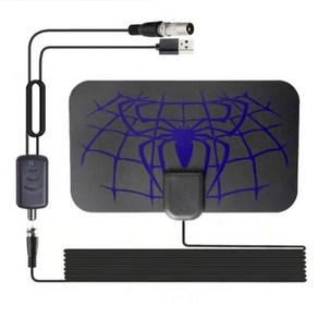 HDTV 안테나 디지털 TV 신호 증폭기 VHF170-240Mhz/UHF470-860Mhz, fo PURPLE, 2) fo PURPLE, 1개