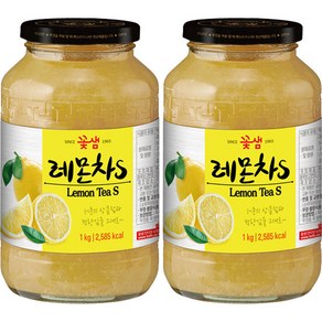 꽃샘 레몬차S, 2개, 1kg