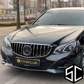 스타클럽 벤츠 E클래스 W212 세로그릴 E200 E220 E250 E300 E350, DIY장착, 실버