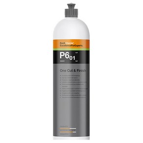 코흐케미 원컷 앤 피니쉬 P6.02 250ml 2500방 폴리싱 컴파운드 스크래치 흠집 광택 광택제 자동차 차량, 1개