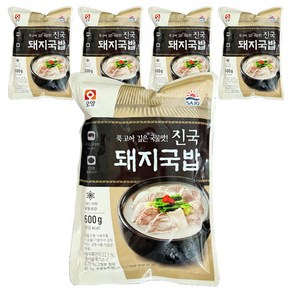 [사조오양] 진국 돼지국밥 600g x 5개 냉동