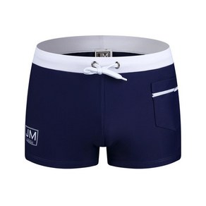 JOCKMAIL 남성 속건 모래사장 반바지 신축성 통풍 여름 야외 오락에 이상적, Navy blue, XXL