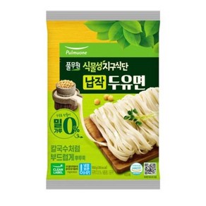 풀무원 [식물성지구식단] 납작두유면, 150g, 5개