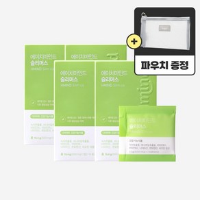 슬리머스 식후혈당억제 저속노화 다이어트 다이어트 보조제 14포 1개, 15.4g, 4박스