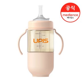 유피스) PES 빨대컵 6M+ (260ml 핑크베이지)_L504, 1개