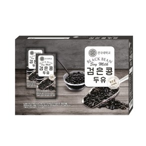 건국유업 건국 선물용 검은콩 고칼슘 두유 190ml, 24개