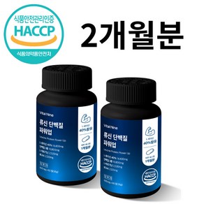 네이처업 류신단백질 파워업 HACCP인증, 2개, 60정