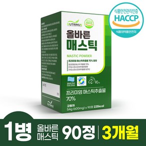 올바른 매스틱 90정 HACCP 인증 mastic