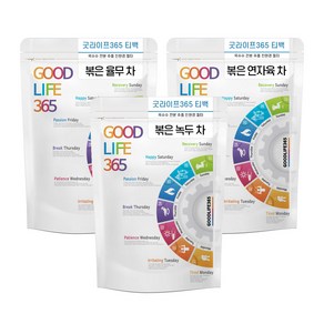 굿라이프365 율무 녹두 연자육 삼각티백 각 50개입 간편키트, 1세트