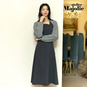 아뜰리에마졸리 25SS 슬리브리스 스퀘어넥 원피스 1종