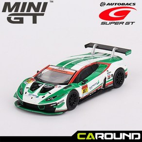 미니지티(571) 1:64 람보르기니 우라칸 GT3 EVO No.87 JLOC 2022 슈퍼GT 시리즈 - 일본특별모델 (JAPAN Exclusive)