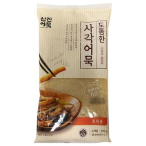 삼진어묵(도톰한사각어묵) 390G(6입)삼진식품(주), 1개, 390g