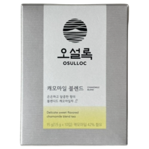 오설록 캐모마일 침출차, 1.5g, 10개입, 1개, 1.5g