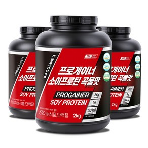 프로게이너 소이프로틴 곡물맛 6kg 식물성 분리대두단백질 락토프리 콩단백 쉐이크 ISP 단백질보충제 식약처 등록 건강기능식품