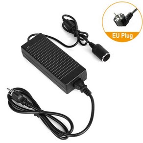 차량용 전원 어댑터 AC-DC 컨버터 공급 변압기 암 자동 소켓 플러그 110 V 240V 12V 15A 160W(796099), EU plug, 1개