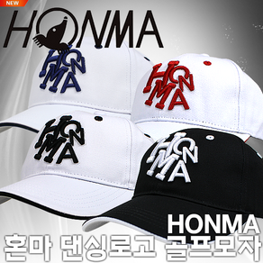 [혼마코리아정품] HONMA NEW 댄싱로고캡 골프모자 (931-733622)[4가지색상], 화이트/블루(73362)모자