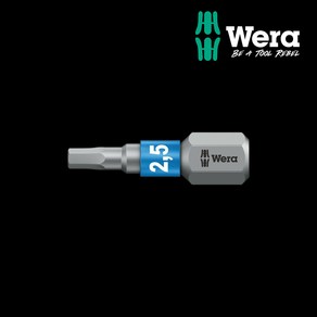 WERA 베라 4 in 1 육각 드라이버 비트 2.5 5 6mm 9507