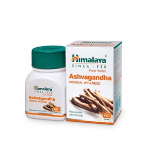 Himalaya Ashvagandha 60Tablets Stress Relief Rejuvenates Mind & Body Improves Strength & Energy