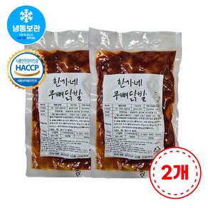 한가네무뼈닭발 양념닭발 (냉동), 2개, 300g