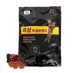 금흑 무설탕 흑삼 캔디 사탕 200g, 1개