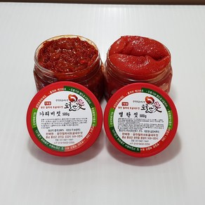 토굴 안애 광천 양념 젓갈 500g 가리비젓+명란젓 1+1 특별 행사, 1세트