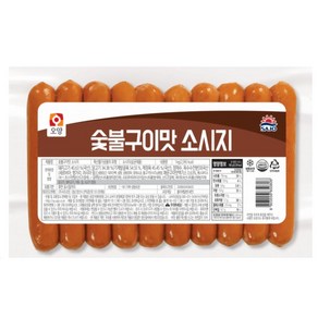 오양 숯불구이맛 소시지 1kg, 2개