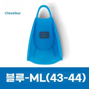 솔텍 하이드로테크2 숏핀 오리발 핀수영, 22. 블루 ML (43-44)