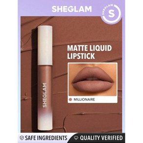 쉬글램 sheglam 매트 얼루어 리퀴드 립스틱 백만장자 롱 라스팅 하이 피그먼트