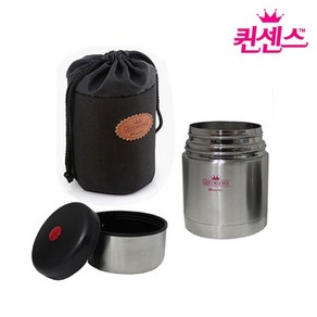 퀸센스 에리카 진공 보온 보냉 죽통 500ml 가방포함, 1개