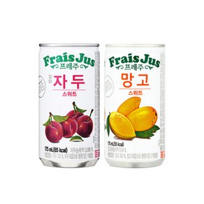 일화 프레주캔 2종(자두15+망고15) 175ml 총 30캔, 30개