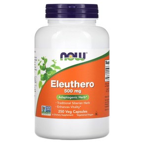 나우푸드 가시오가피 500mg 250캡슐 가시오갈피 Eleutheo, 1개, 250정