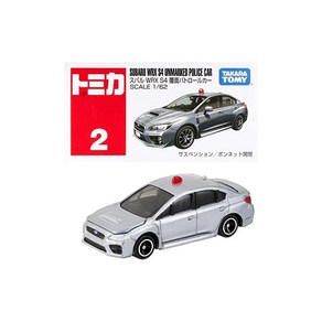 TAKARA TOMY 토미카 No.2 스바루 WRX S4 복면 패트롤 카 상자