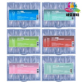 뷰젤 클링팁 팁연장 풀팁 180팁, T356-1, 1개