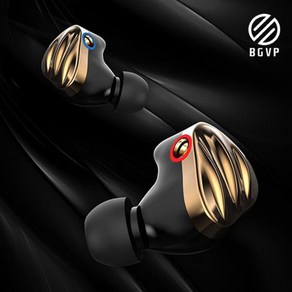 BGVP 이어폰, Black gold, NS9