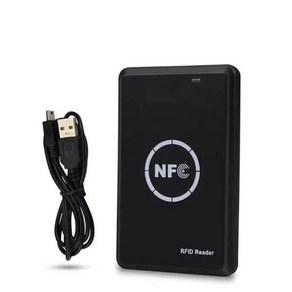 RFID 카드 리더 복사기 키 포브 NFC 스마트 라이터 13.56MHz 암호화 프로그래머 UID 키포브, 1개