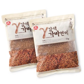 두보식품 국산 갈색가바 현미 3kg, 2개