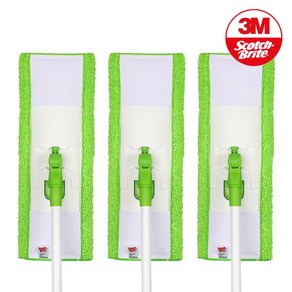 3M 스카치브라이트 퀵스위퍼 극세사 막대걸레 + 훅걸이1p, 3개