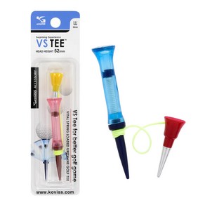 VS100 골프티 세트 (Long & Shot Golf Tee Set) 골프티꽂이, VS100_3개