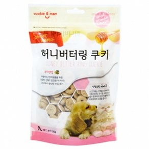 허니버터링 강아지 쿠키 바베큐 120g, 허니버터링/쿠키바베큐120g, 1개