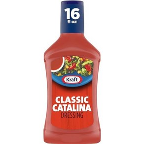 Kaft Classic Catalina Salad Dessing (16 fl oz Bottle) 크래프트 클래식 카탈리나 샐러드 드레싱(16액량 온스 병), 473ml, 1개