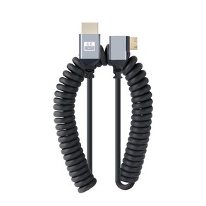 HDMI to MINI HDMI v2.0 꺽임 스프링 케이블 BD843, 1개, 40cm