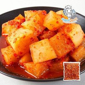[엔젤쿡] 깔끔한 남도의참맛 별미가 여수 고들빼기 돌산 갓김치 파김치 깍두기 알타리 총각김치 석박지 대파 갓물김치 동치미 깍치미 갓치미 대파피클, 1kg, 1개