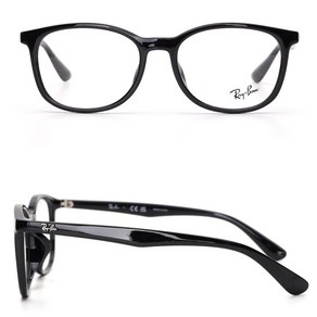 Rayban RB7093D 2000 54mm 아시아핏 레이벤 뿔테 블랙 안경테 RX7093D