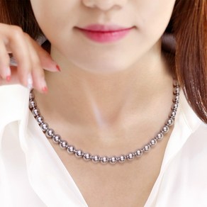 에버링 [사은품2종] 스와로브스키 샤인진주 비드 8mm 목걸이_NPR08G pearl necklace gift