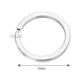 원형링 오링 35mm (고급형 열쇠고리링 3호) 키링 키홀더 팬던트고리 열쇠연결 연결고리, 1개