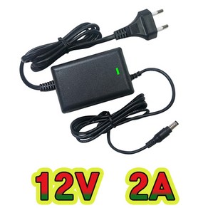 순흥전기 12V 2A 전원선일체형 어댑터 SMPS DC12V2000mA 아답터 직류전원장치